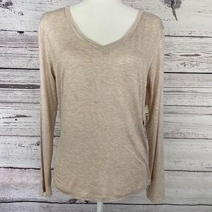 Tresics, Beige,  Medium, V Neck